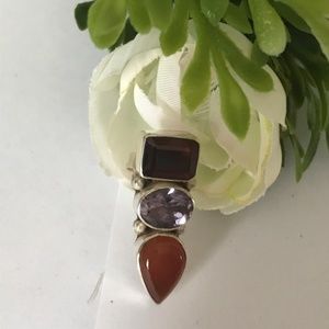 Earrings - Sterling Silver w/ Semi precious Stones